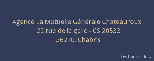 Agence La Mutuelle Générale Chateauroux