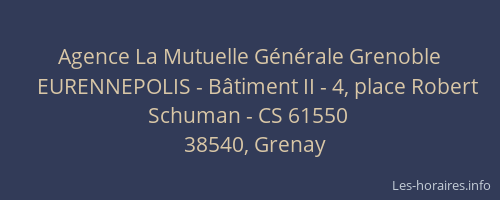 Agence La Mutuelle Générale Grenoble
