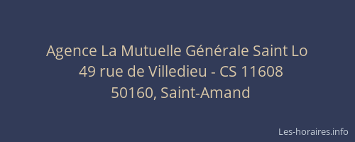 Agence La Mutuelle Générale Saint Lo
