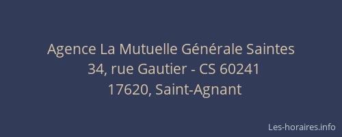 Agence La Mutuelle Générale Saintes