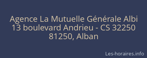 Agence La Mutuelle Générale Albi