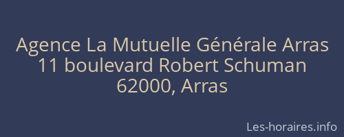 Agence La Mutuelle Générale Arras