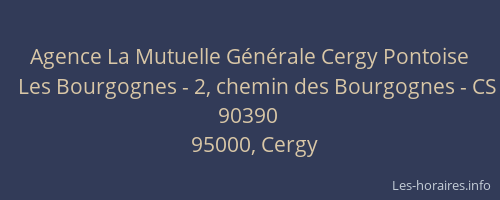 Agence La Mutuelle Générale Cergy Pontoise