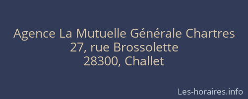 Agence La Mutuelle Générale Chartres