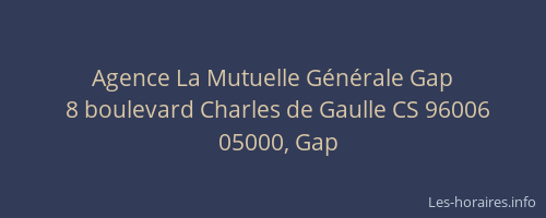 Agence La Mutuelle Générale Gap