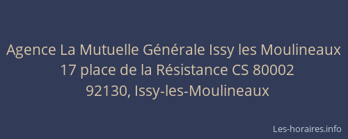 Agence La Mutuelle Générale Issy les Moulineaux