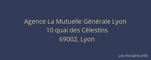 Agence La Mutuelle Générale Lyon