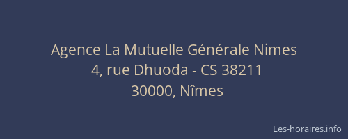 Agence La Mutuelle Générale Nimes