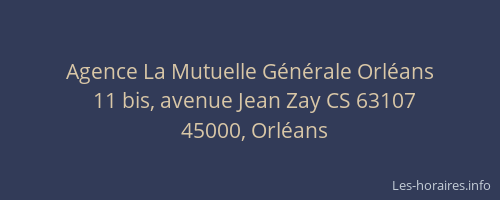Agence La Mutuelle Générale Orléans