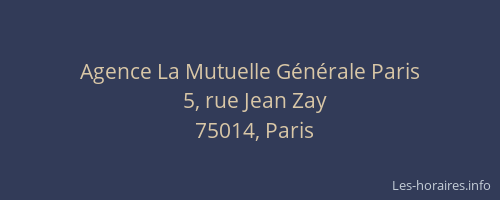 Agence La Mutuelle Générale Paris