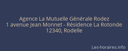 Agence La Mutuelle Générale Rodez