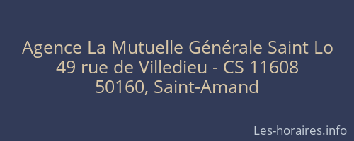 Agence La Mutuelle Générale Saint Lo