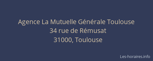 Agence La Mutuelle Générale Toulouse