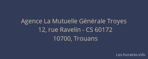 Agence La Mutuelle Générale Troyes
