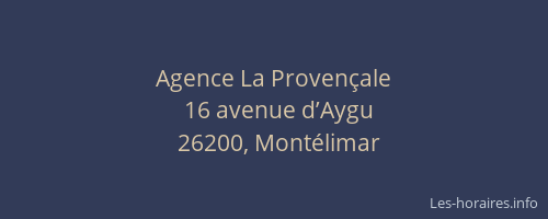 Agence La Provençale