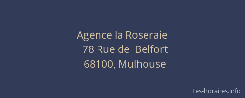 Agence la Roseraie