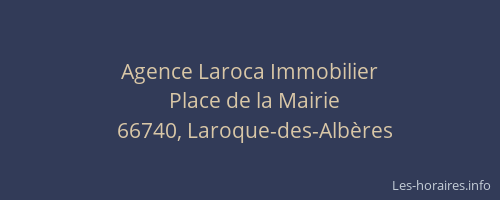 Agence Laroca Immobilier