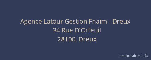 Agence Latour Gestion Fnaim - Dreux