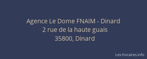 Agence Le Dome FNAIM - Dinard