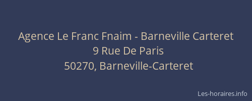 Agence Le Franc Fnaim - Barneville Carteret