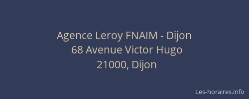 Agence Leroy FNAIM - Dijon