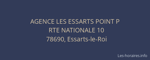 AGENCE LES ESSARTS POINT P