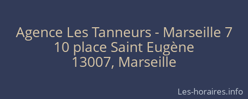 Agence Les Tanneurs - Marseille 7