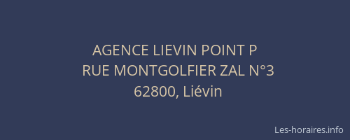 AGENCE LIEVIN POINT P