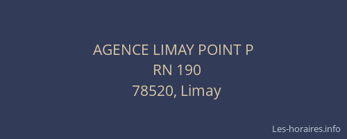 AGENCE LIMAY POINT P