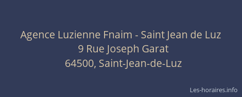 Agence Luzienne Fnaim - Saint Jean de Luz