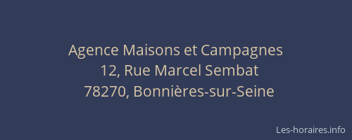 Agence Maisons et Campagnes