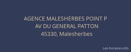 AGENCE MALESHERBES POINT P