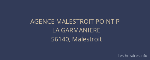 AGENCE MALESTROIT POINT P