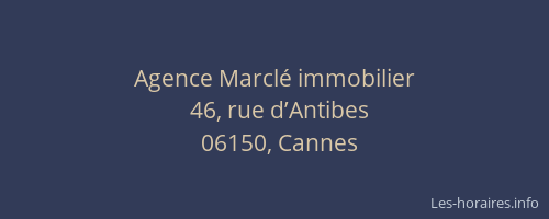 Agence Marclé immobilier