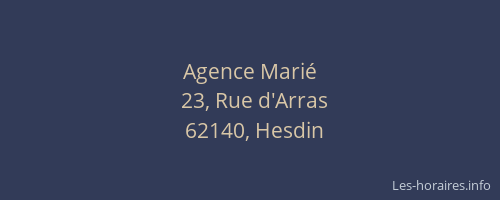 Agence Marié