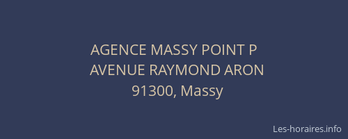 AGENCE MASSY POINT P