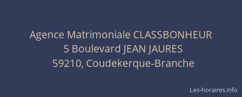 Agence Matrimoniale CLASSBONHEUR