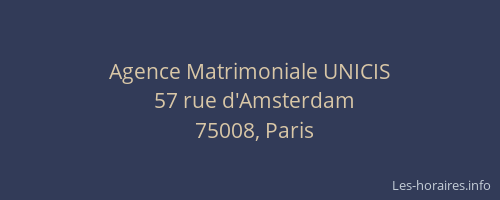 Agence Matrimoniale UNICIS