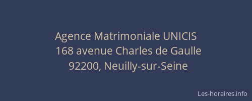 Agence Matrimoniale UNICIS