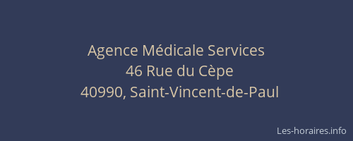 Agence Médicale Services