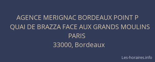 AGENCE MERIGNAC BORDEAUX POINT P