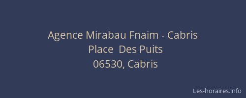 Agence Mirabau Fnaim - Cabris