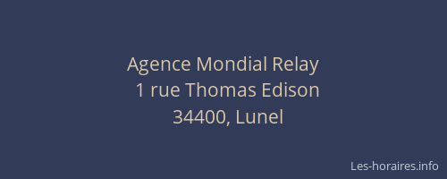 Agence Mondial Relay