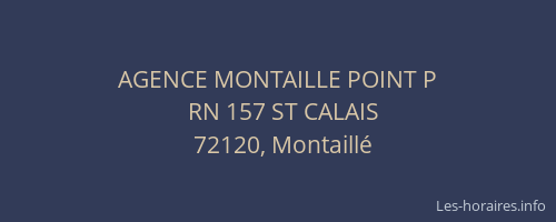 AGENCE MONTAILLE POINT P