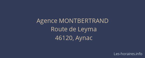 Agence MONTBERTRAND