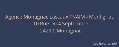 Agence Montignac Lascaux FNAIM - Montignac