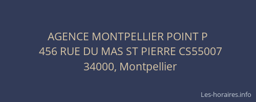 AGENCE MONTPELLIER POINT P
