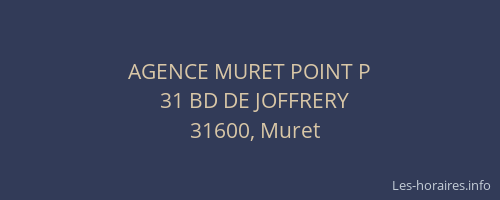 AGENCE MURET POINT P