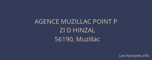 AGENCE MUZILLAC POINT P