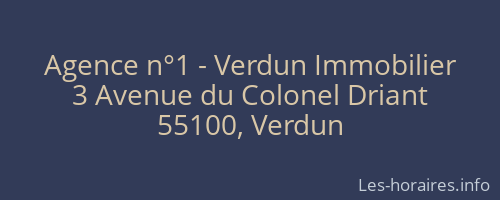 Agence n°1 - Verdun Immobilier